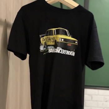 T-shirt Tim Liljegren gasar för Barncancerfonden