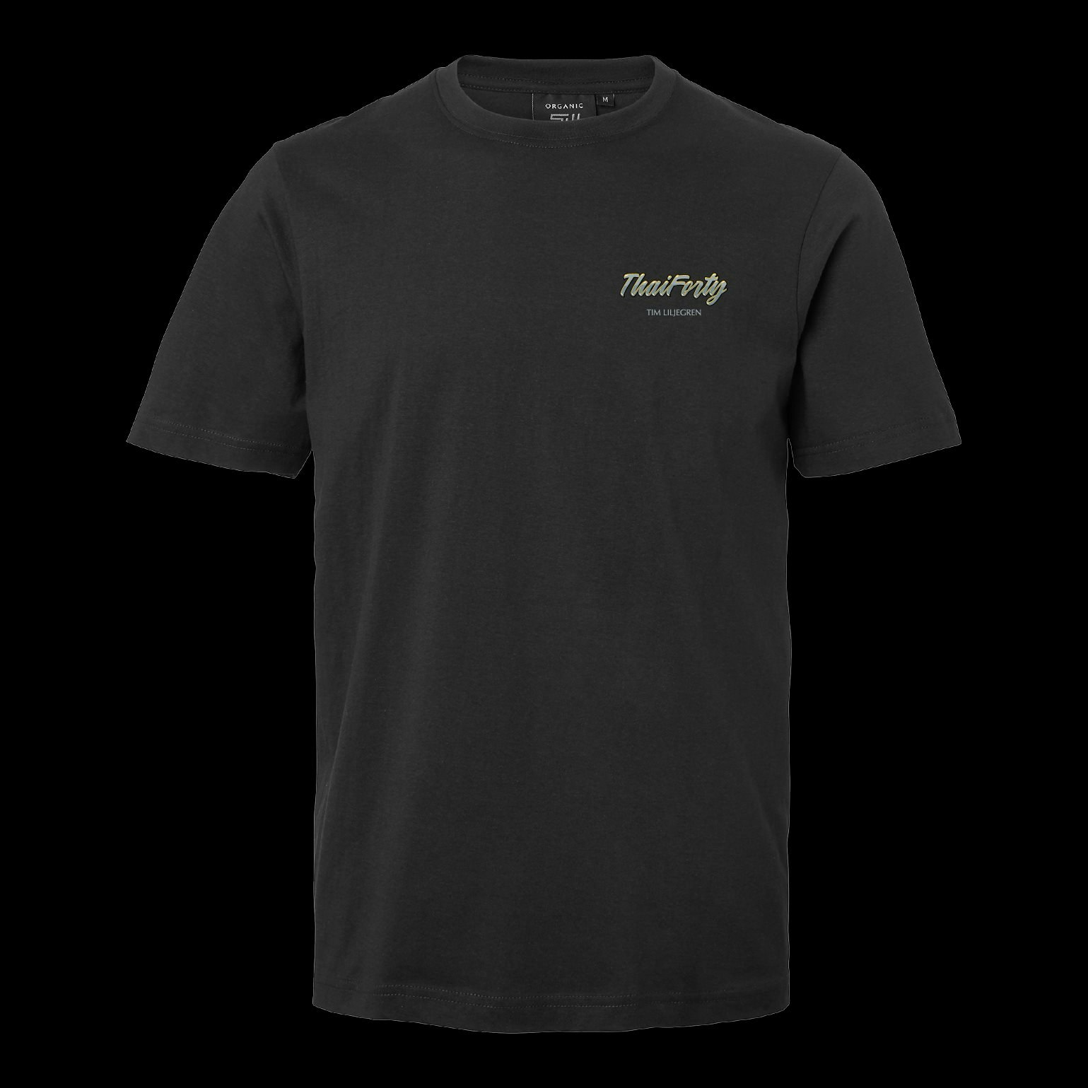 T-shirt ”ThaiForty” svart