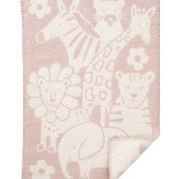 Klippan Picnic Pink 65x90 Woven Eco-Wool Blanket