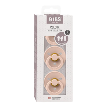 BIBS Try-it Colour 3 Pack Blush