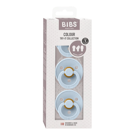BIBS Try-it Colour 3 Pack Baby Blue