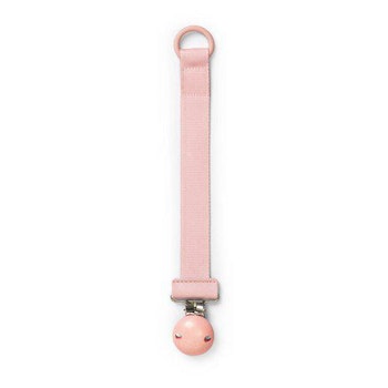Elodie Pacifier Clip Wood Candy Pink