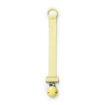 Elodie Pacifier Clip Wood Sunny Day Yellow