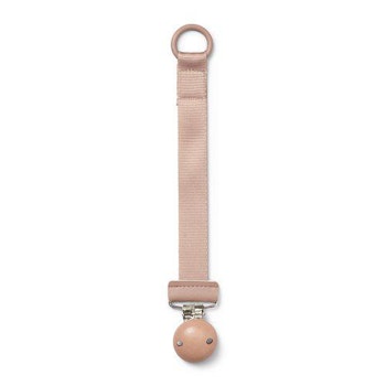Elodie Pacifier Clip Wood Faded Rose