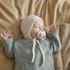 Elodie Newborn Bonnet Vanilla White 3-6m