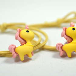 Busy Lizzie Hårsnodd ELASTICS – UNICORN - PINK