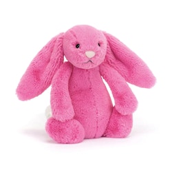 Jellycat- Bashful Hot Pink Bunny Original (Medium)/ gosedjur