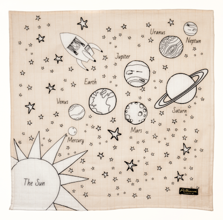 Pellianni- Organic Space Muslin/ snuttefilt