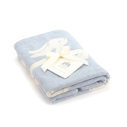 Jellycat- Bashful Blue Bunny Blanket/ babyfilt