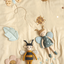 Roommate- Activity Blanket -Baby Bugs - PASTEL/ aktivitetlek