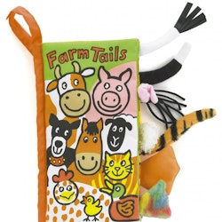 Jellycat- Farm Tails Book/ tygbok