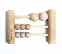 Pellianni- Wooden Abacus pastel/ trälek