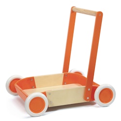 Djeco- Baby walker, orange Trott'it!/ trälek