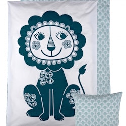 Roommate-Soulmate Lion Bedset, baby Blue / grey-blue/ babyroom