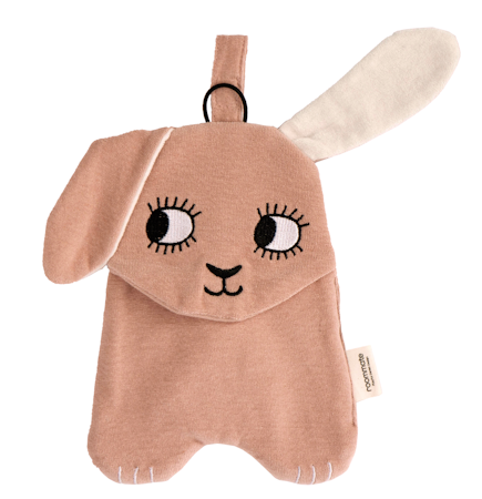Roommate- Pacifier Cloth - Bunny/ napphållare