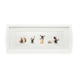 Jellycat- Bashful Monkey Framed Print/ tavla