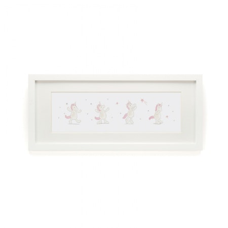 Jellycat- Bashful Unicorn Framed Print/ tavla