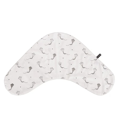 Roommate- Kite nursing pillow cover white/black/ fodral