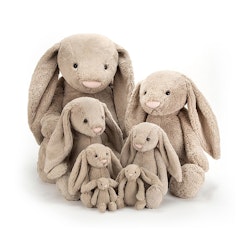 Jellycat- Bashful Beige Bunny Baby/ gosedjur