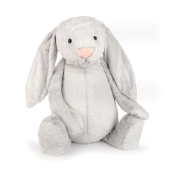 Jellycat- Bashful Silver Bunny Really Really Big/ gosedjur