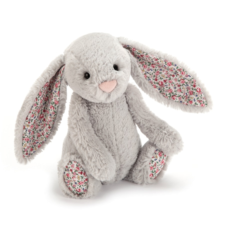 Jellycat- Bashful Blossom Silver Bunny Small/ gosedjur