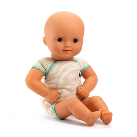 Djeco- POMEA doll Green to dress/ docka