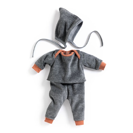 Djeco- Pomea Pearl Gray - dolls clothing/ docktillbehör