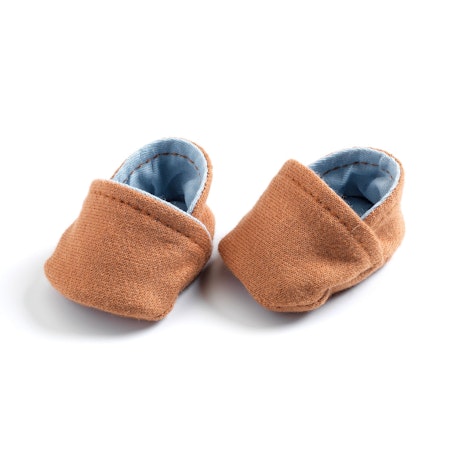 Djeco- Pomea 3 pairs of slippers -dolls clothing/ docktillbehör