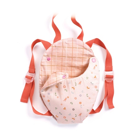 Djeco- Pomea Baby Doll Carrier Lavender/ docktillbehör