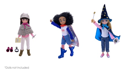 Lottie- Dress Up Party Multipack of 3 Outfits/ docktillbehör