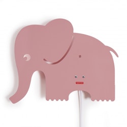 Roommate- Elephant lamp Pastel Rose/ lampa