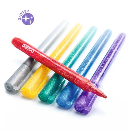 Djeco- Glitter markers/ pennor