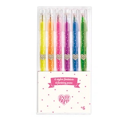 Djeco- 6 neon gel pens/ pennor