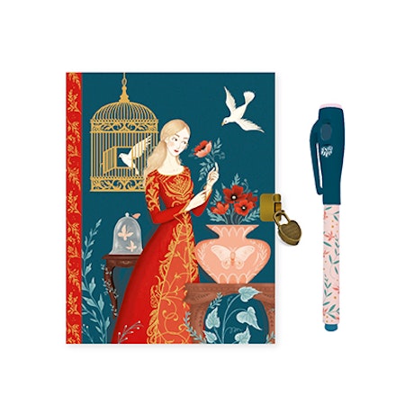 Djeco- Lisa secret notebook - Magic felt pen - FSC MIX/ dagbok