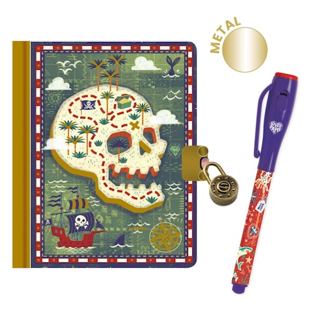 Djeco- Steve little secret notebook - magic pen/ dagbok