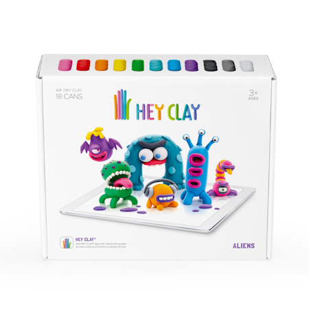 Hey Clay- Clay Aliens/ lekpyssel