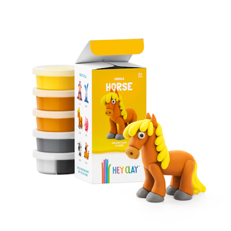 Hey Clay- Claymates Horse/ lerpyssel