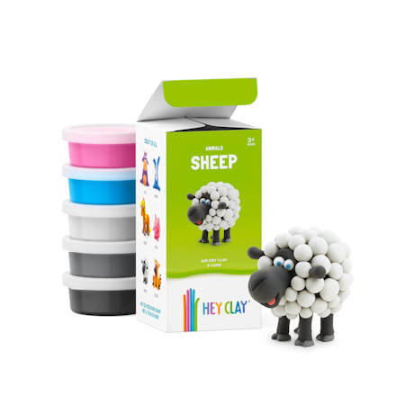 Hey Clay-  Claymates Sheep/ lerpyssel