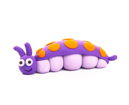 Hey Clay- Claymates Caterpillar/ lerpyssel
