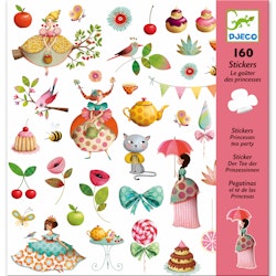 Djeco- Stickers Princesses tea party/ klistermärke