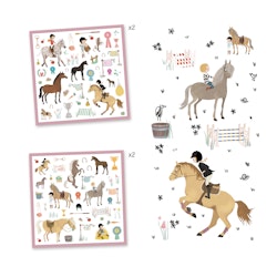 Djeco- Stickers. horses/ klistermärke