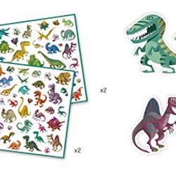 Djeco- Stickers, Dinosaurs/ klistermärke