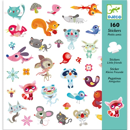 Djeco- Stickers, Small friends/ klistermärke