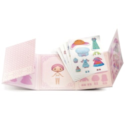 Djeco- Miss Lilypink - Stickers removable/ klisterbok