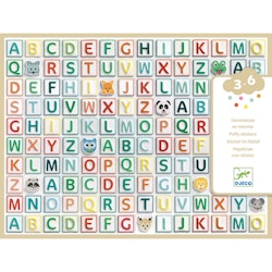 Djeco- Alphabet stickers/ klistermärke