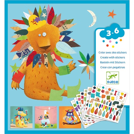 Djeco- Create Animals/ klisterbok