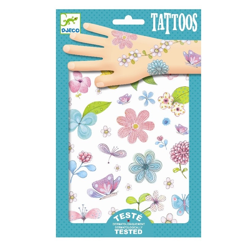 Djeco- Tattoo, Fair flowers/ tatuering