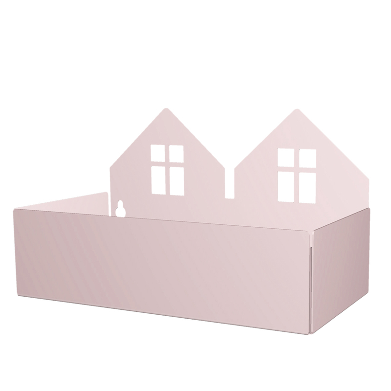 Roommate- Twin house box, rose/ förvaring