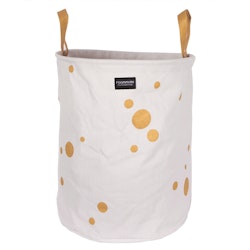 Roommate- Golden dots laundry basket./ förvaring
