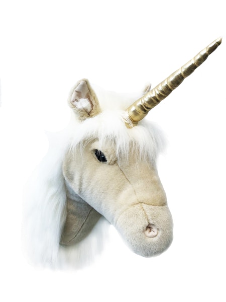 Roomfriends- Beige Unicorn Head/ inredning